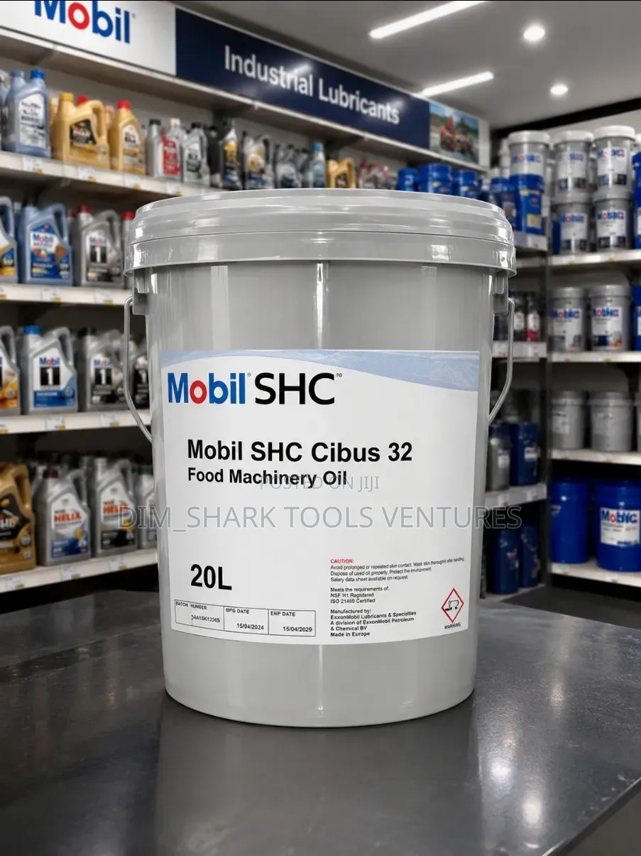 20-L Mobil SHC Cibus 32 High-Performance Synthetic Food Machinery Oil