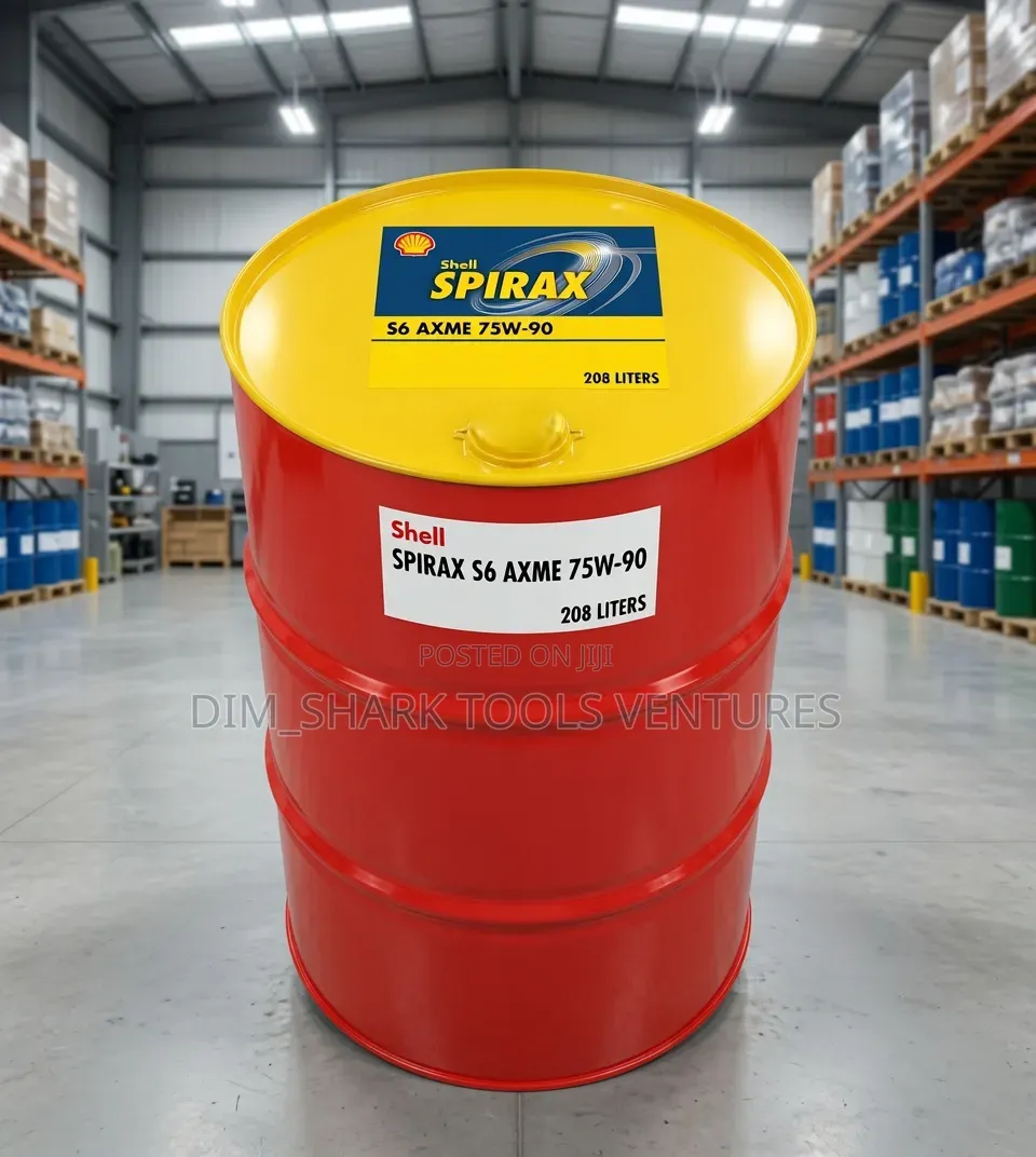208-Liter Drum of Shell Spirax S6 AXME 75w-90
