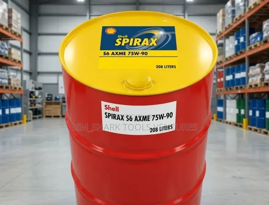 208-Liter Drum of Shell Spirax S6 AXME 75w-90