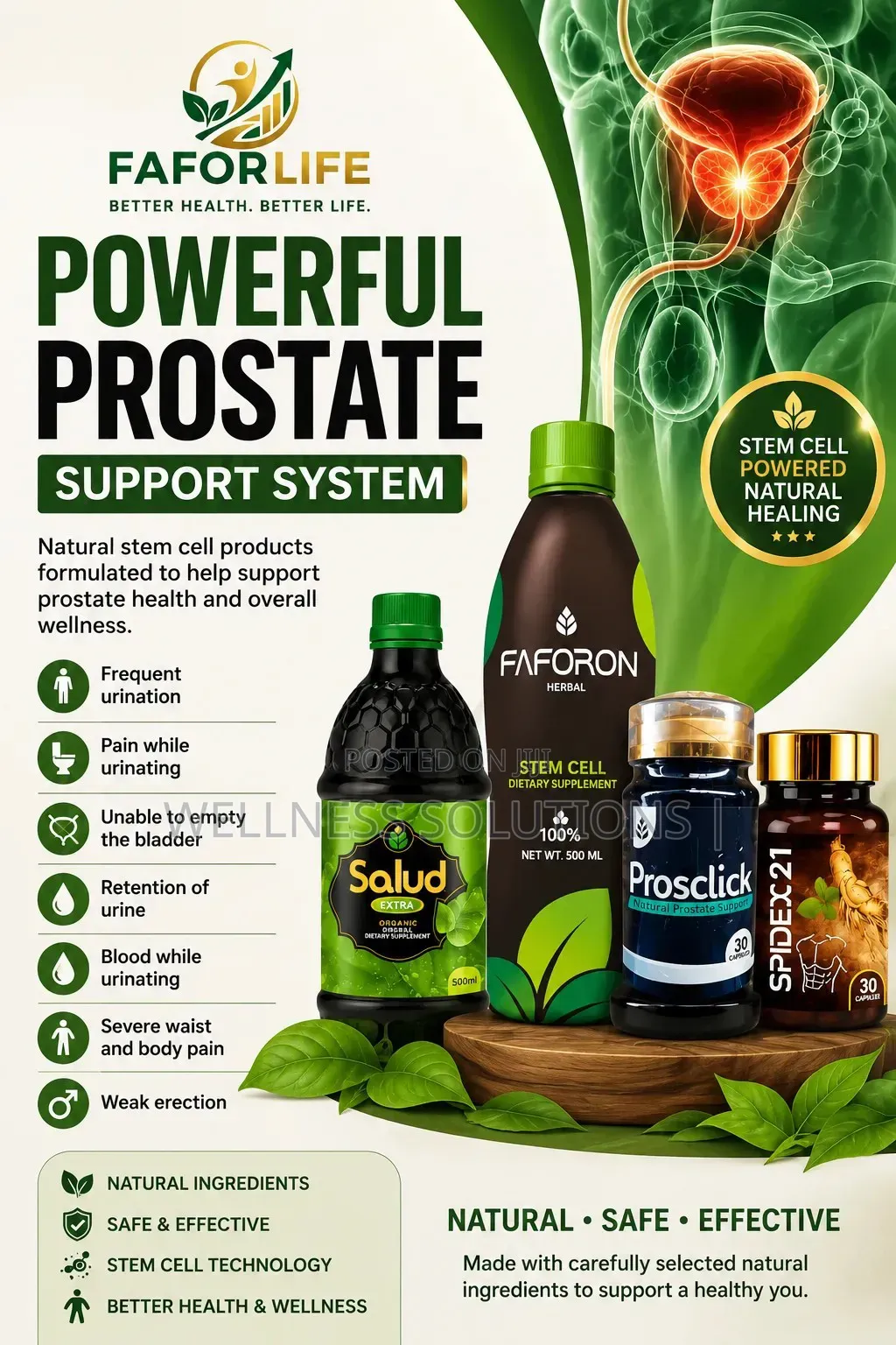 Faforlife Complete Prostate Combo Products for Effective Results