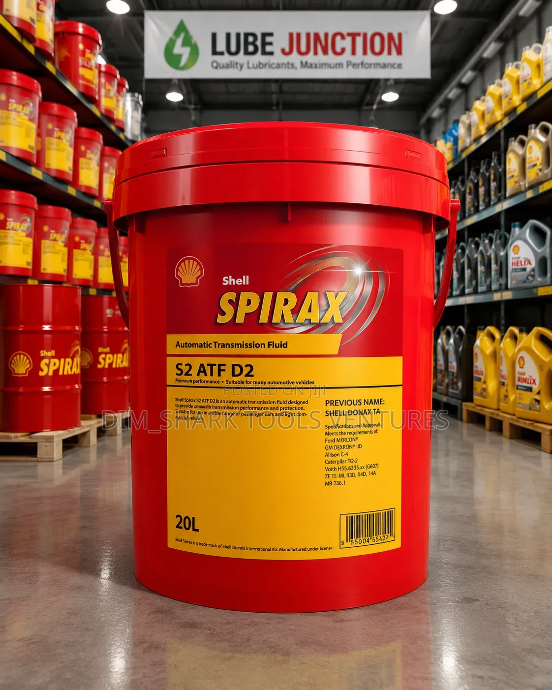 20-Liter of Shell Spirax S2 ATF D2 Automatic Transmission Fluid (ATF)