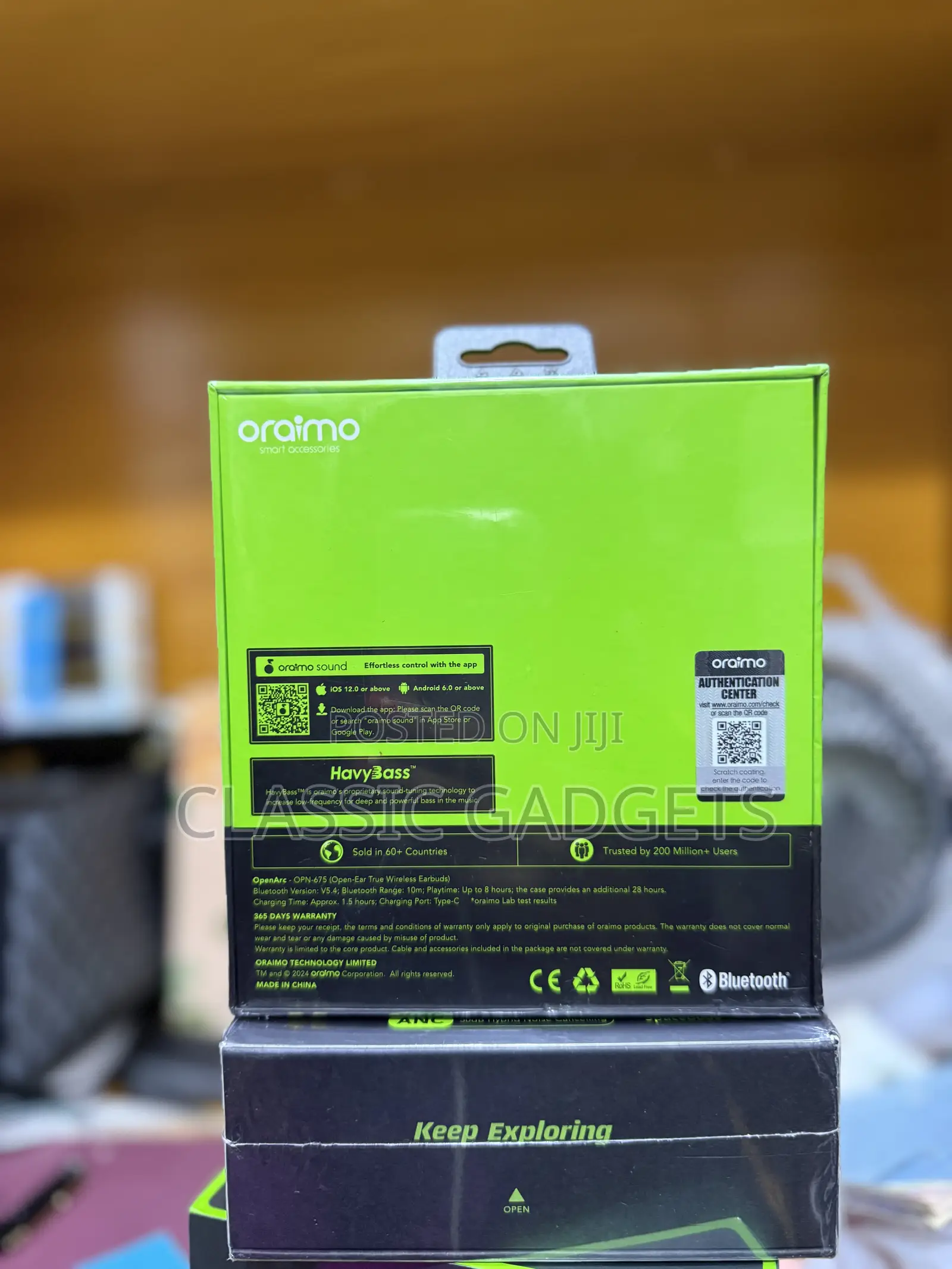 Oraimo OPN-675 OpenArc Open-Ear Wireless Earphones