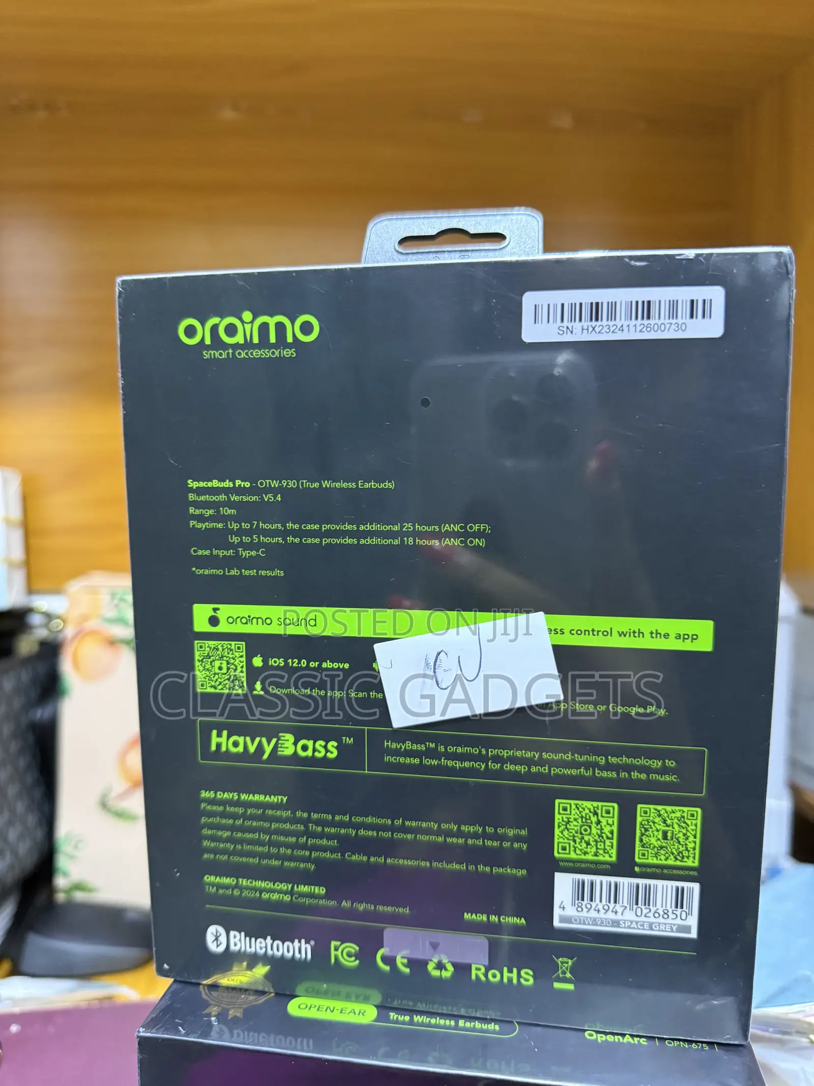 Oraimo OTW-930 SpaceBuds Pro Oraimo SpaceBuds Pro 50dB ANC Earbuds