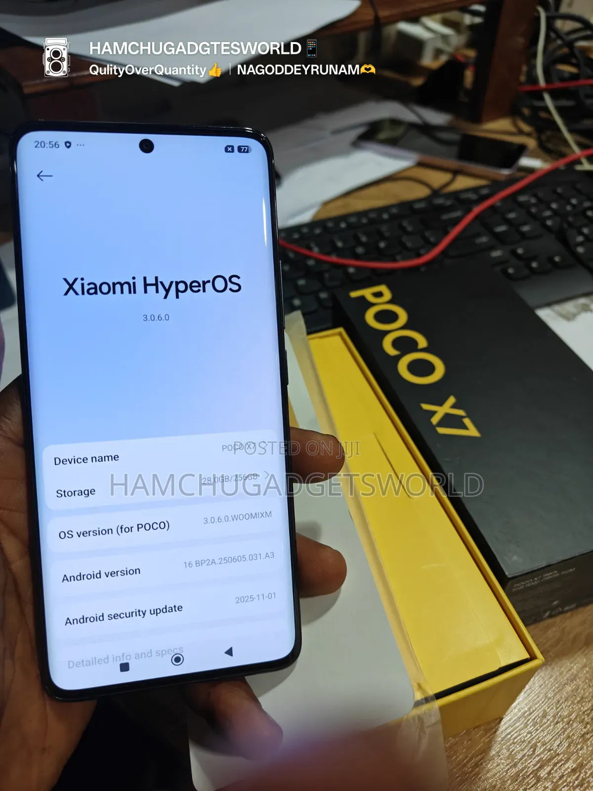 New Xiaomi Poco X7 256 GB Black