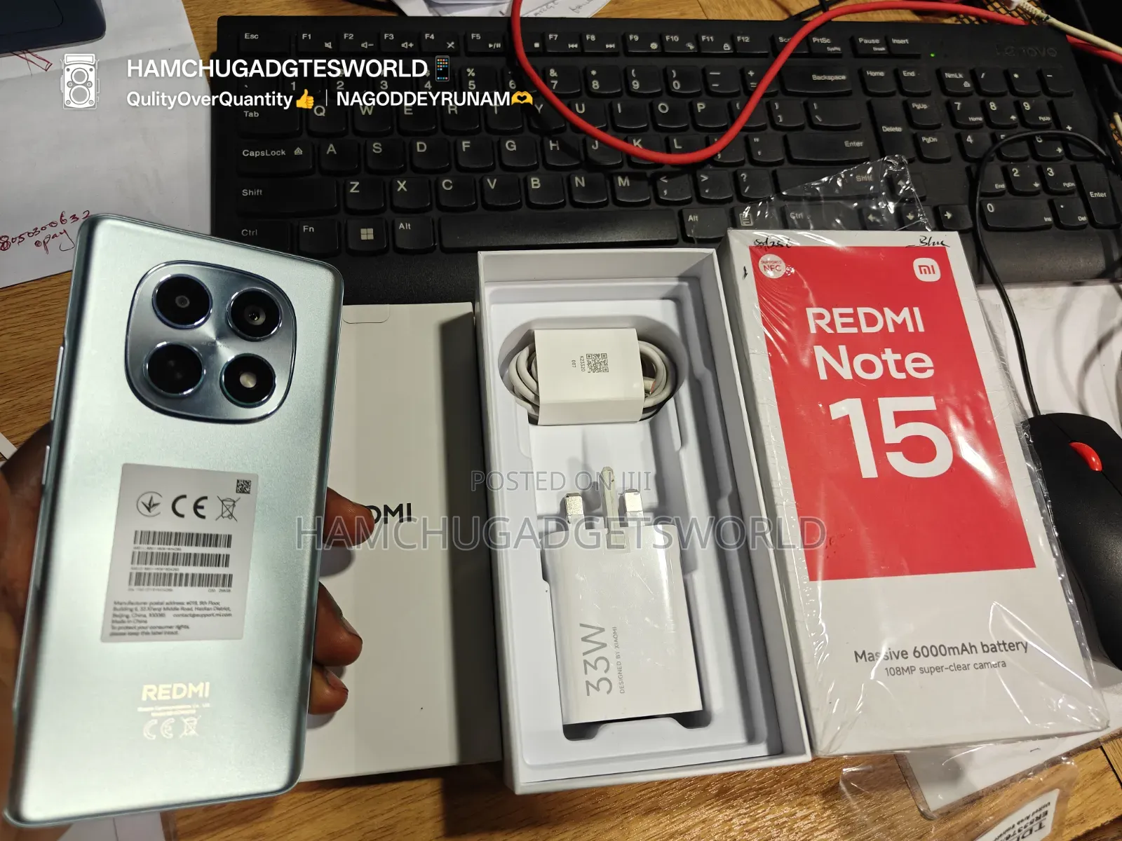Xiaomi Redmi Note 15 256 GB Blue