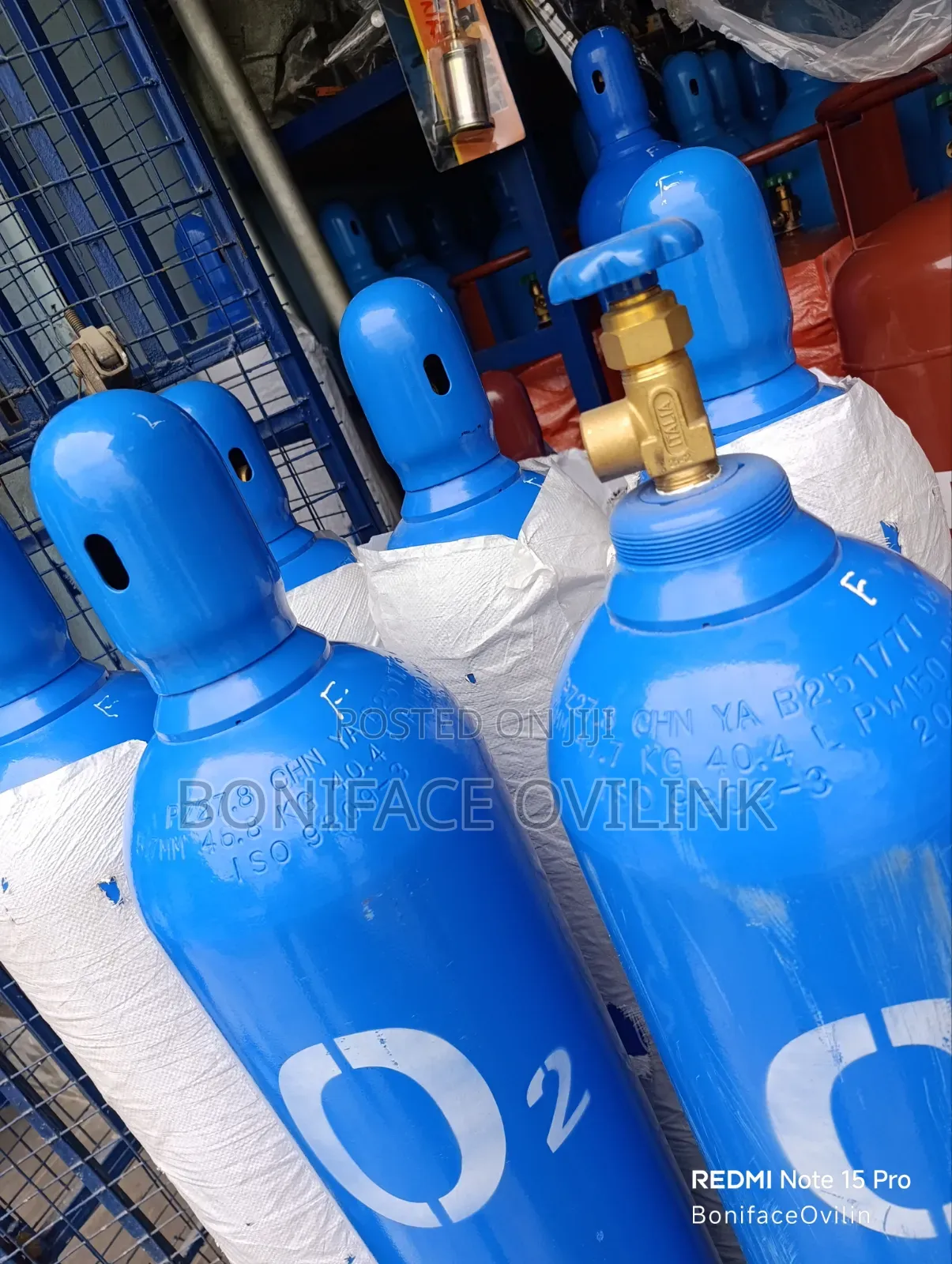 Oxygen Empty Bottle 6-Cubic