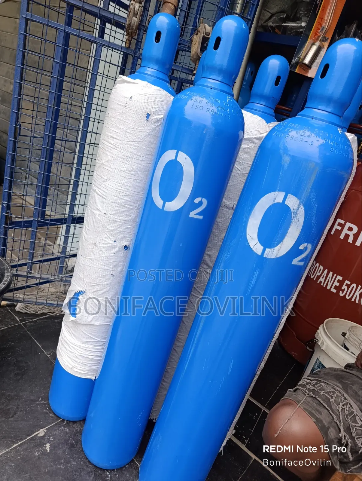 Oxygen Empty Bottle 6-Cubic