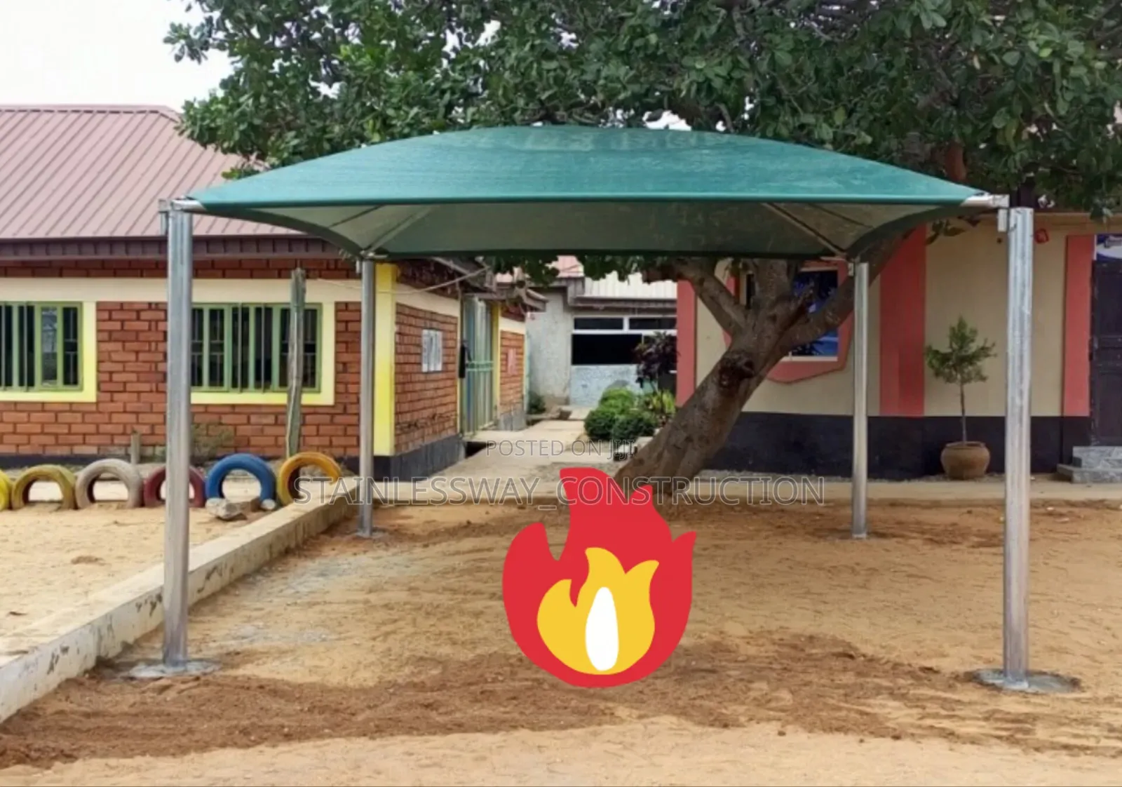 Abuja Pro Carport | Strong Steel | Sun Rain Protection