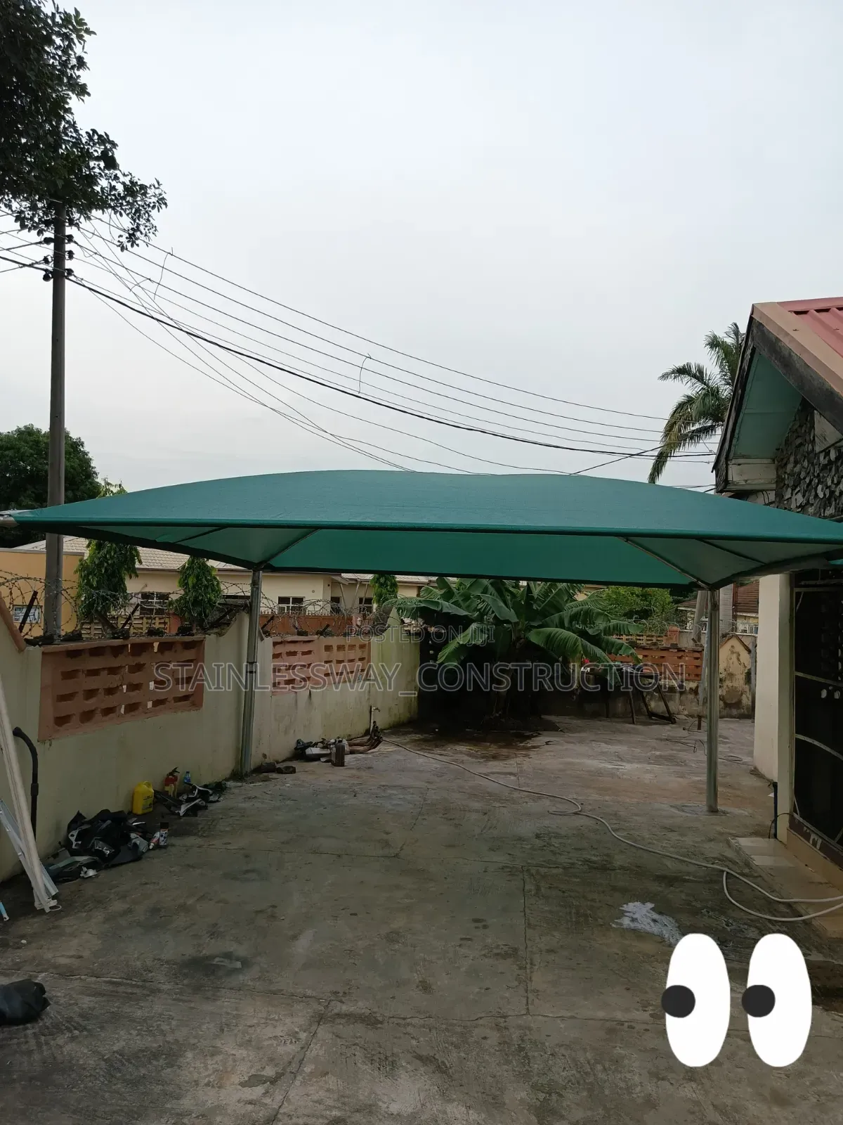 Abuja Pro Carport | Strong Steel | Sun Rain Protection