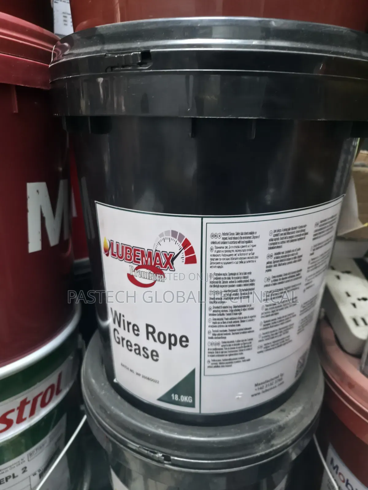 LubeMax Premium Wire Rope Grease 18kg