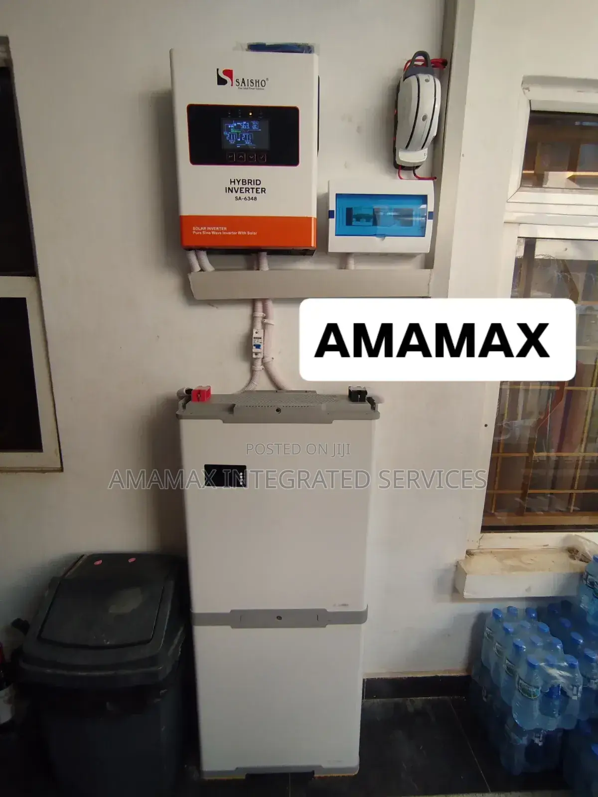 Solar Inverter Installation Back Up Power 6kva 48volt 15kwh Lithium B