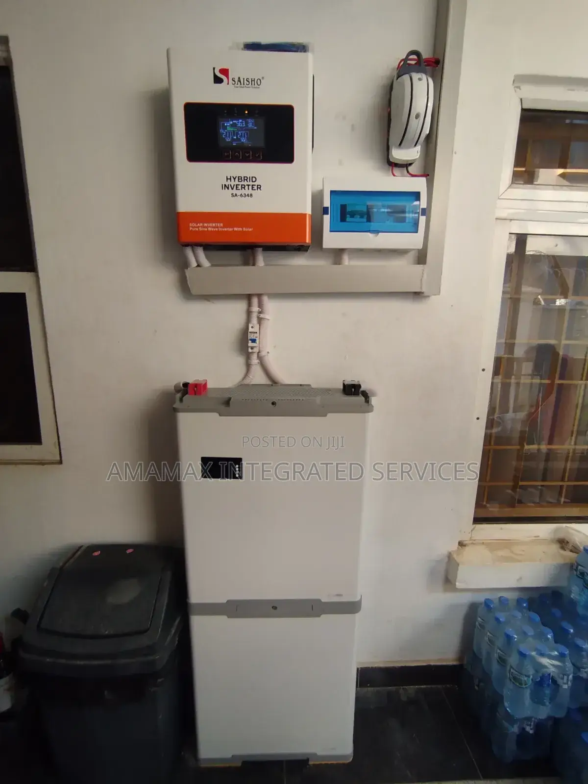 Solar Inverter Installation Back Up Power 6kva 48volt 15kwh Lithium B