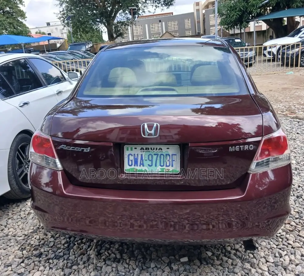 Honda Accord 2010 Maroon