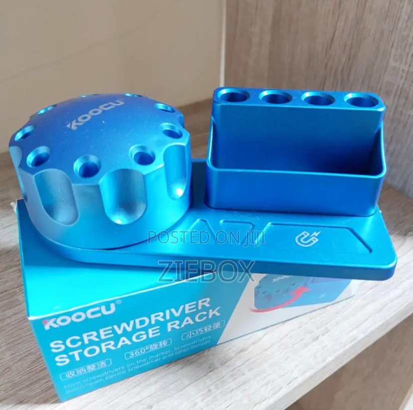 KOOCU KC-ST331 Screwdriver Storage Rack – 360° Rotating Organizer