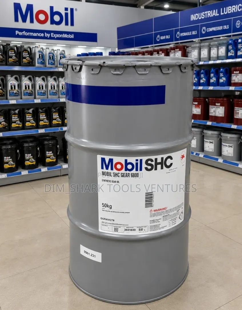 50kg Drum of Mobil SHC Gear 6800 Synthetic Gear Oil