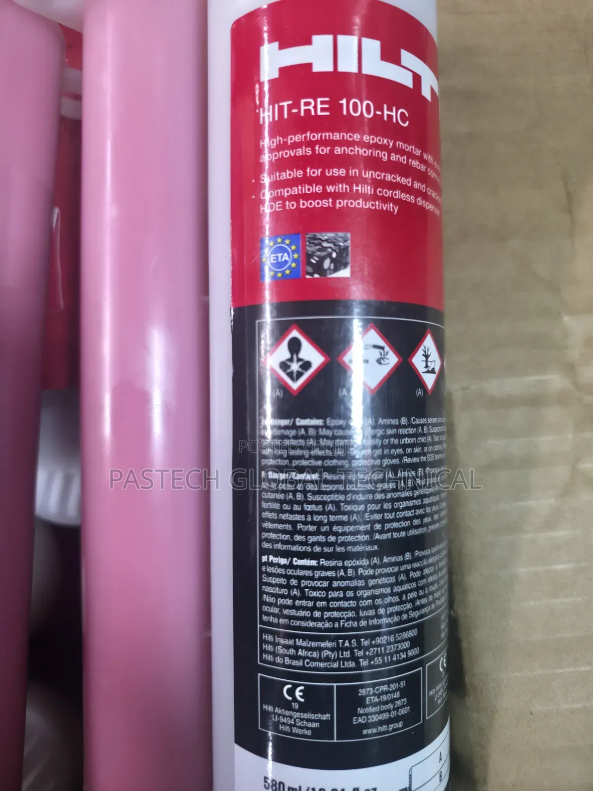 Injectable Epoxy//Hilti HIT-RE 100-Hc