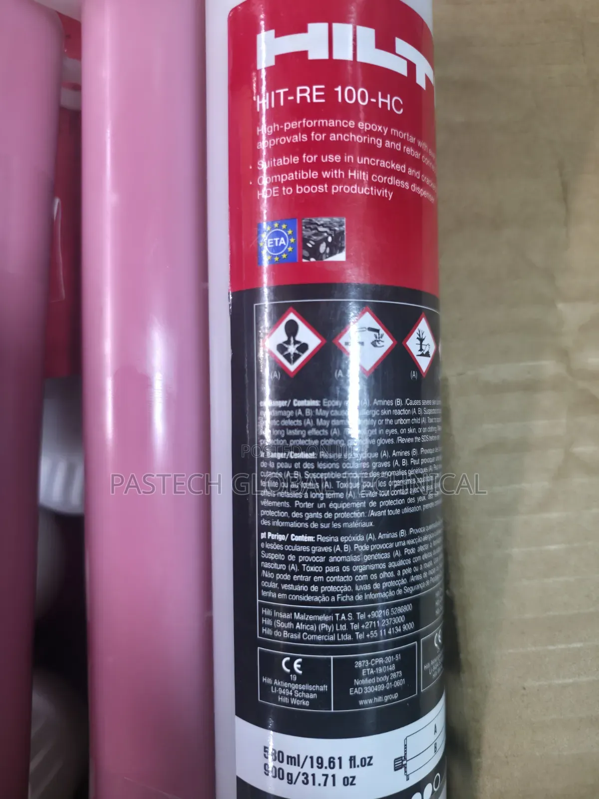 Injectable Epoxy//Hilti HIT-RE 100-Hc