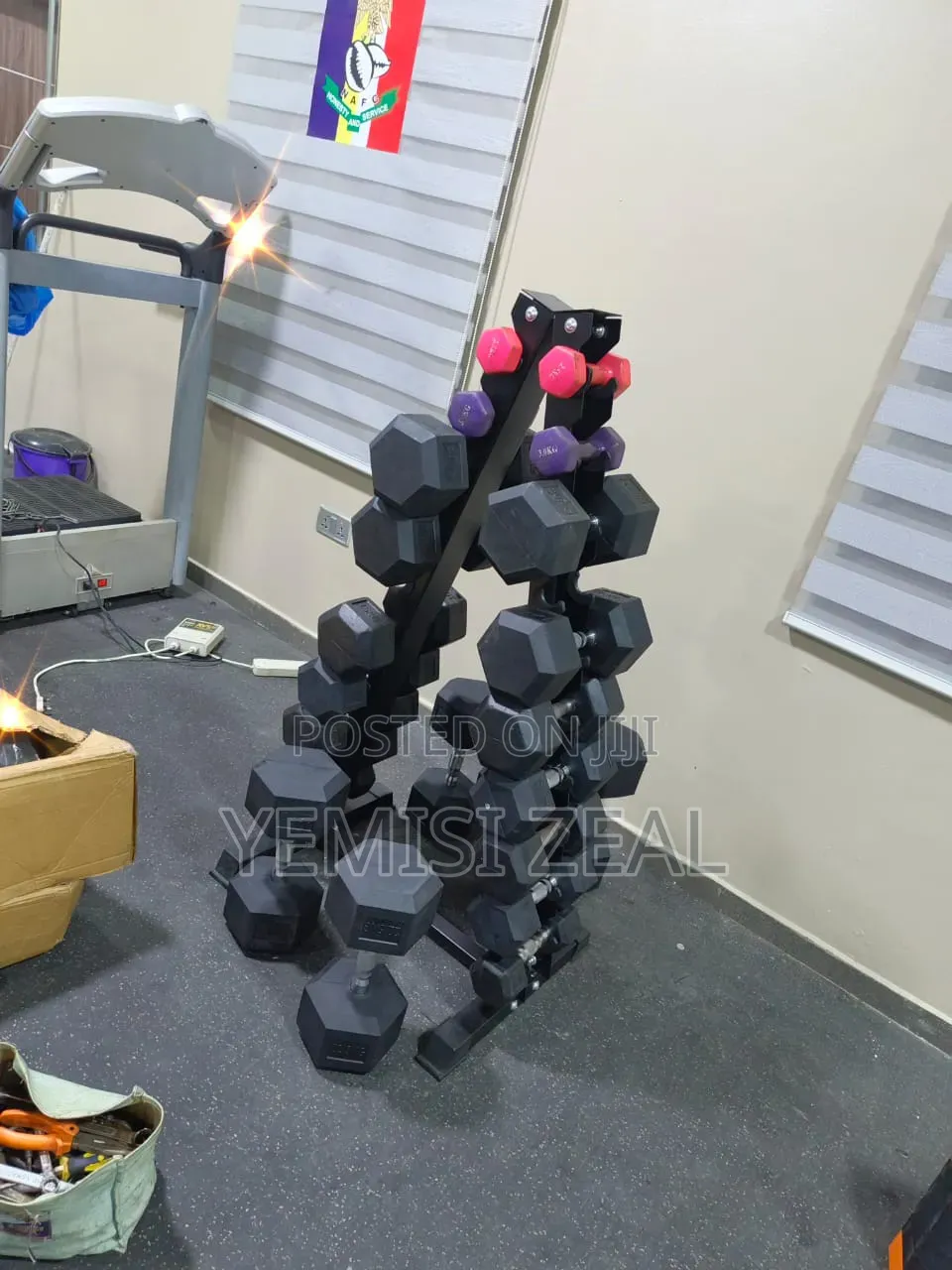 10 Steps Dumbbell Rack for Home and Commercial Use