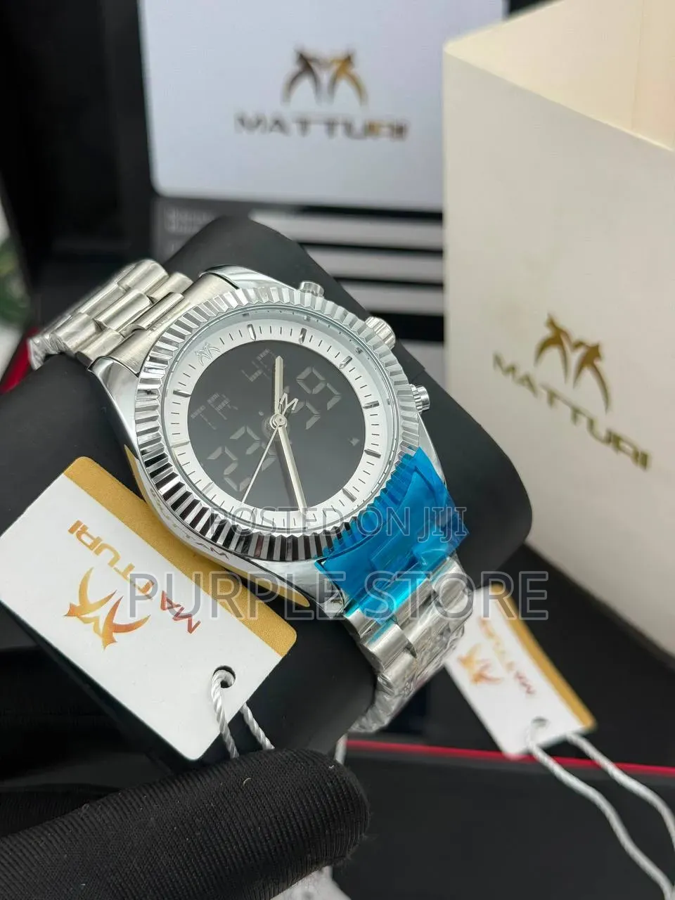 Matturi Digital and Analog Watches