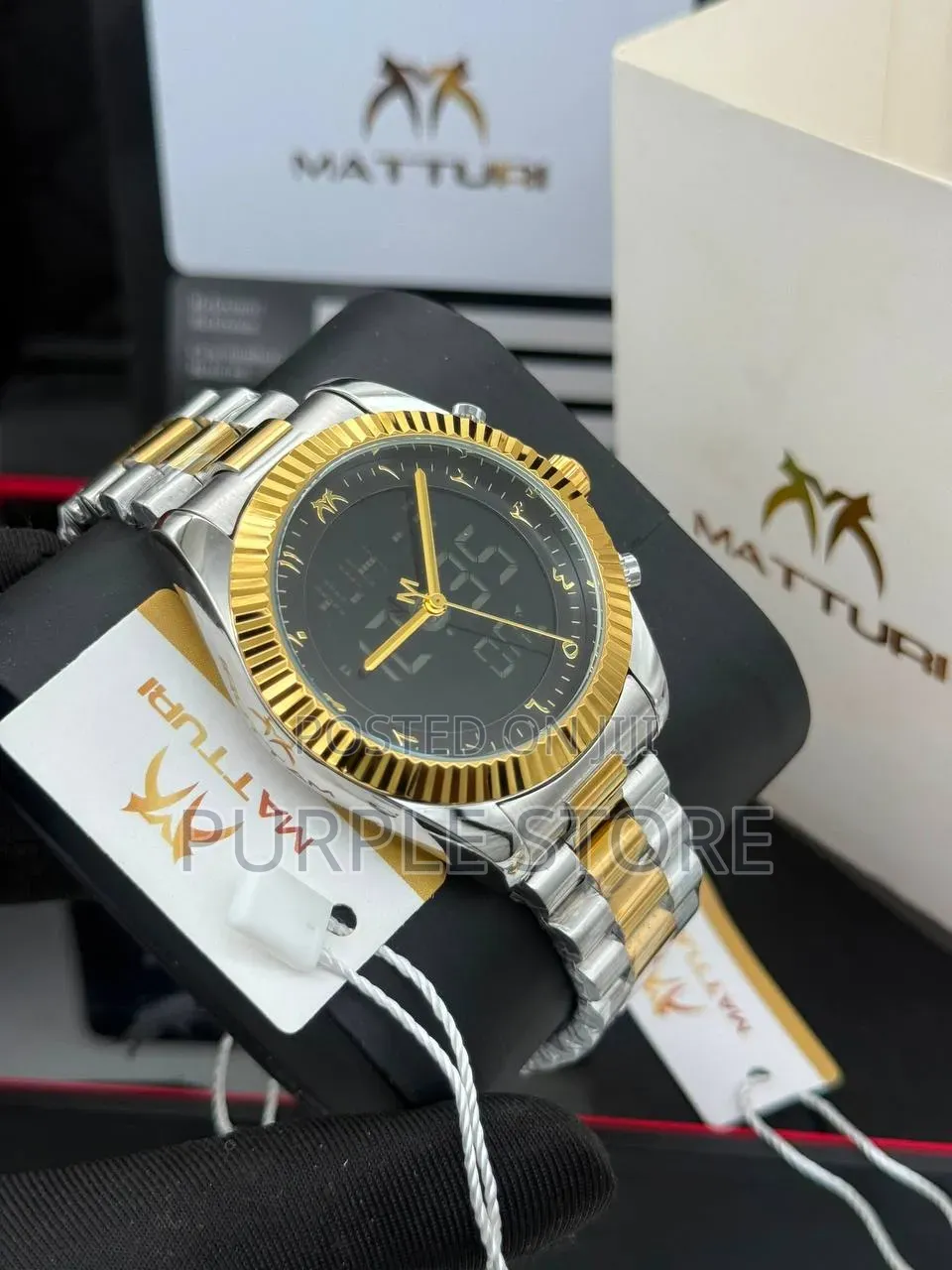Matturi Digital and Analog Watches