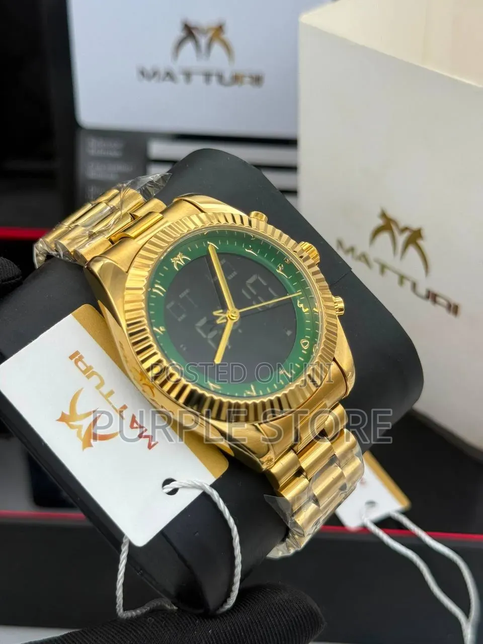 Matturi Digital and Analog Watches