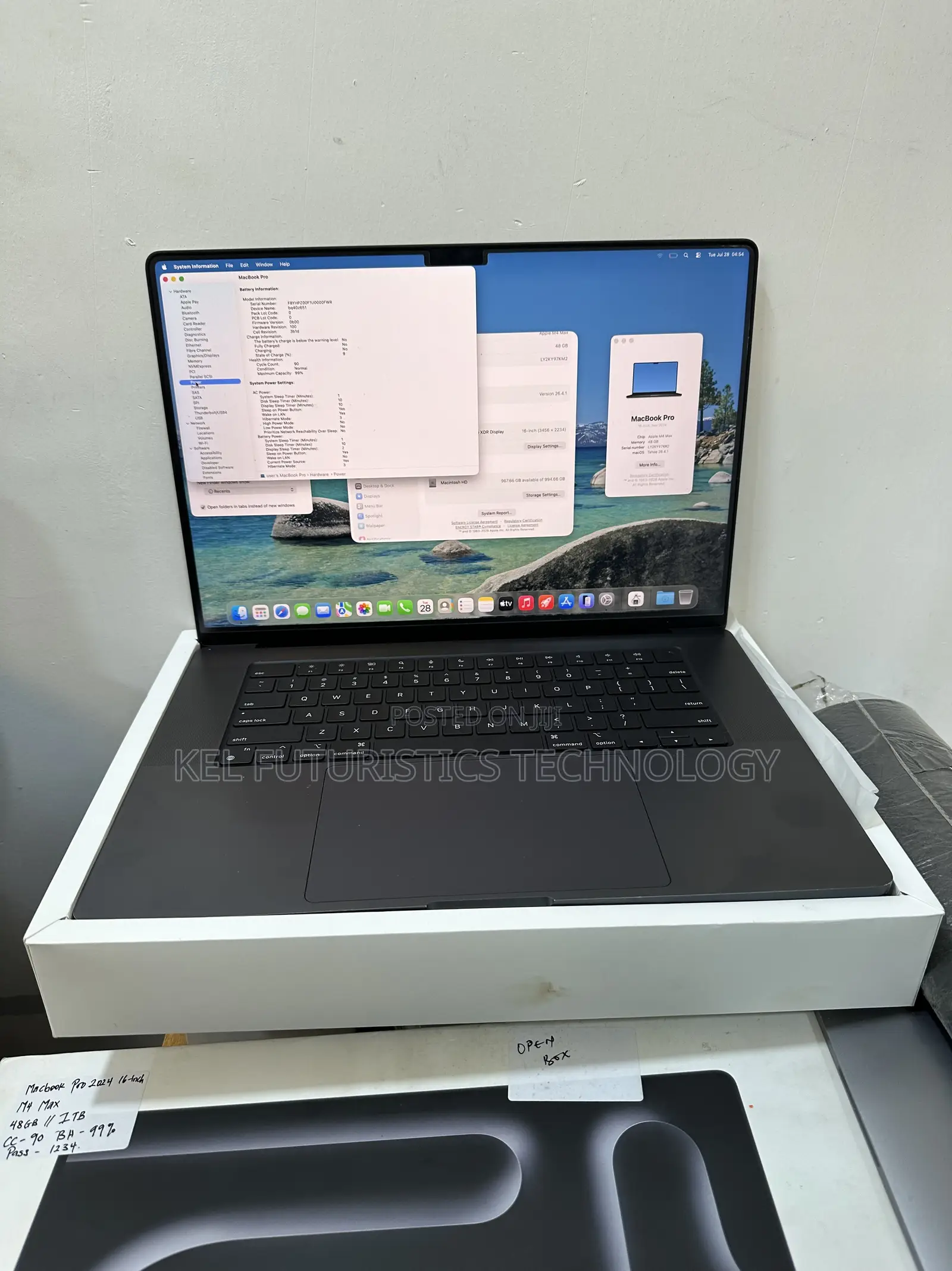 Laptop Apple MacBook Pro 2024 M4 Max 48GB Apple M4 Max SSD 1T