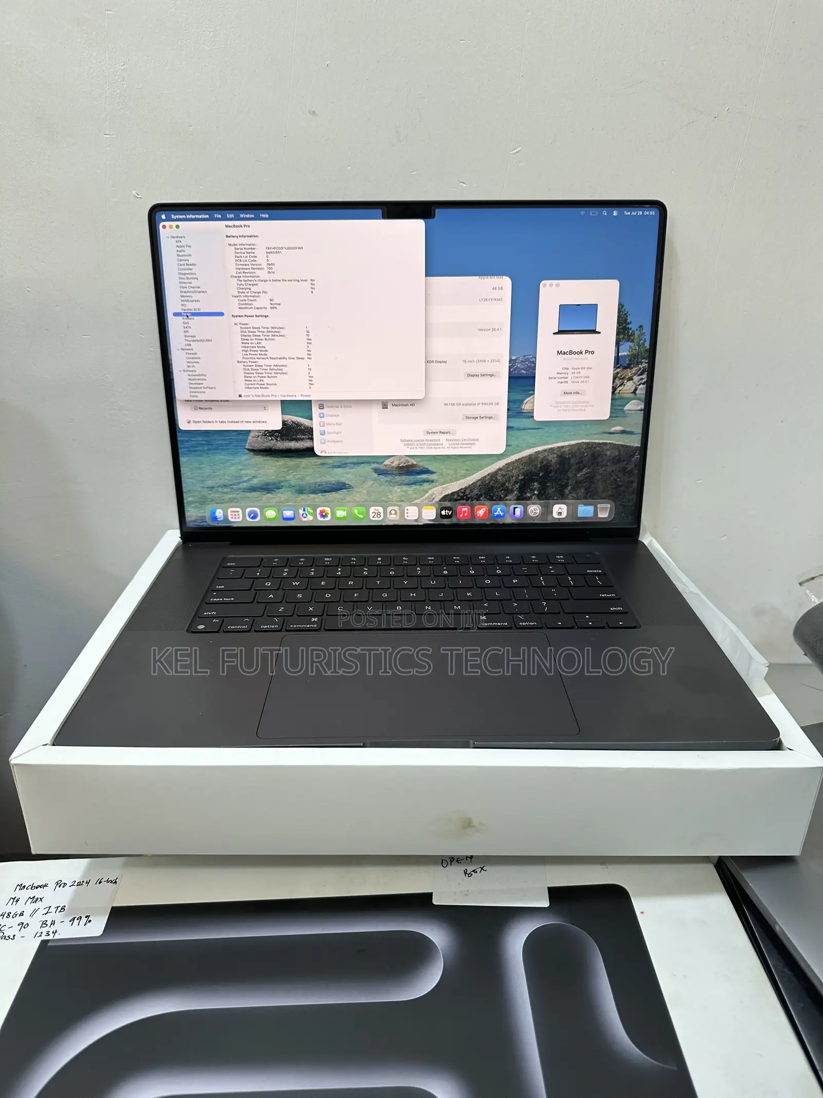 Laptop Apple MacBook Pro 2024 M4 Max 48GB Apple M4 Max SSD 1T