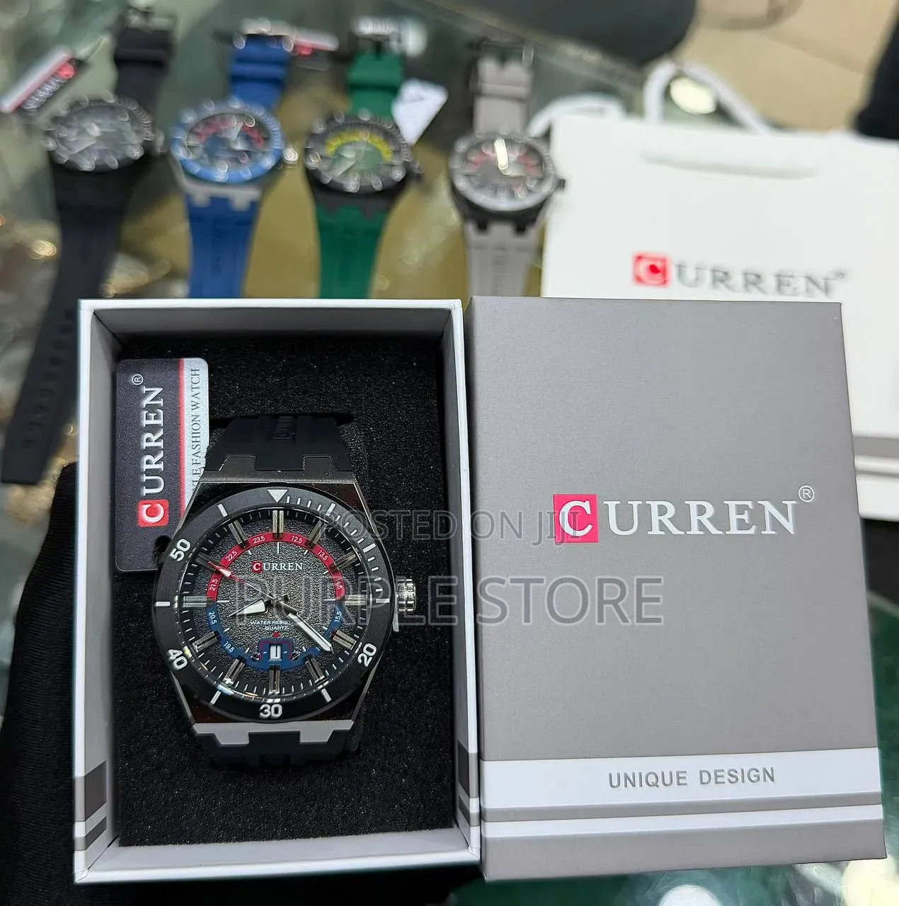 Curren Rubber Strap Watches Unisex