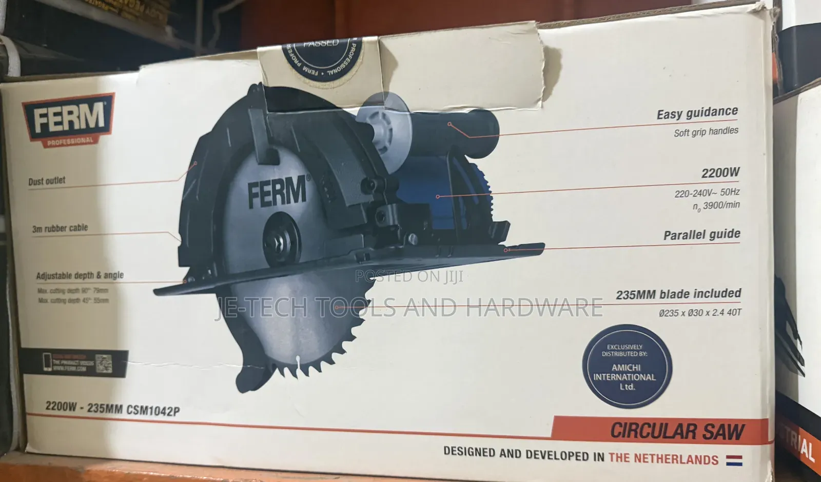 Ferm Professional Circular Saw (Model CSM1042P)2200W
