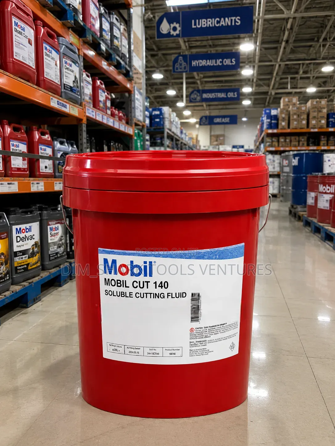 20-Liter Pail of Mobil Mobilcut 140