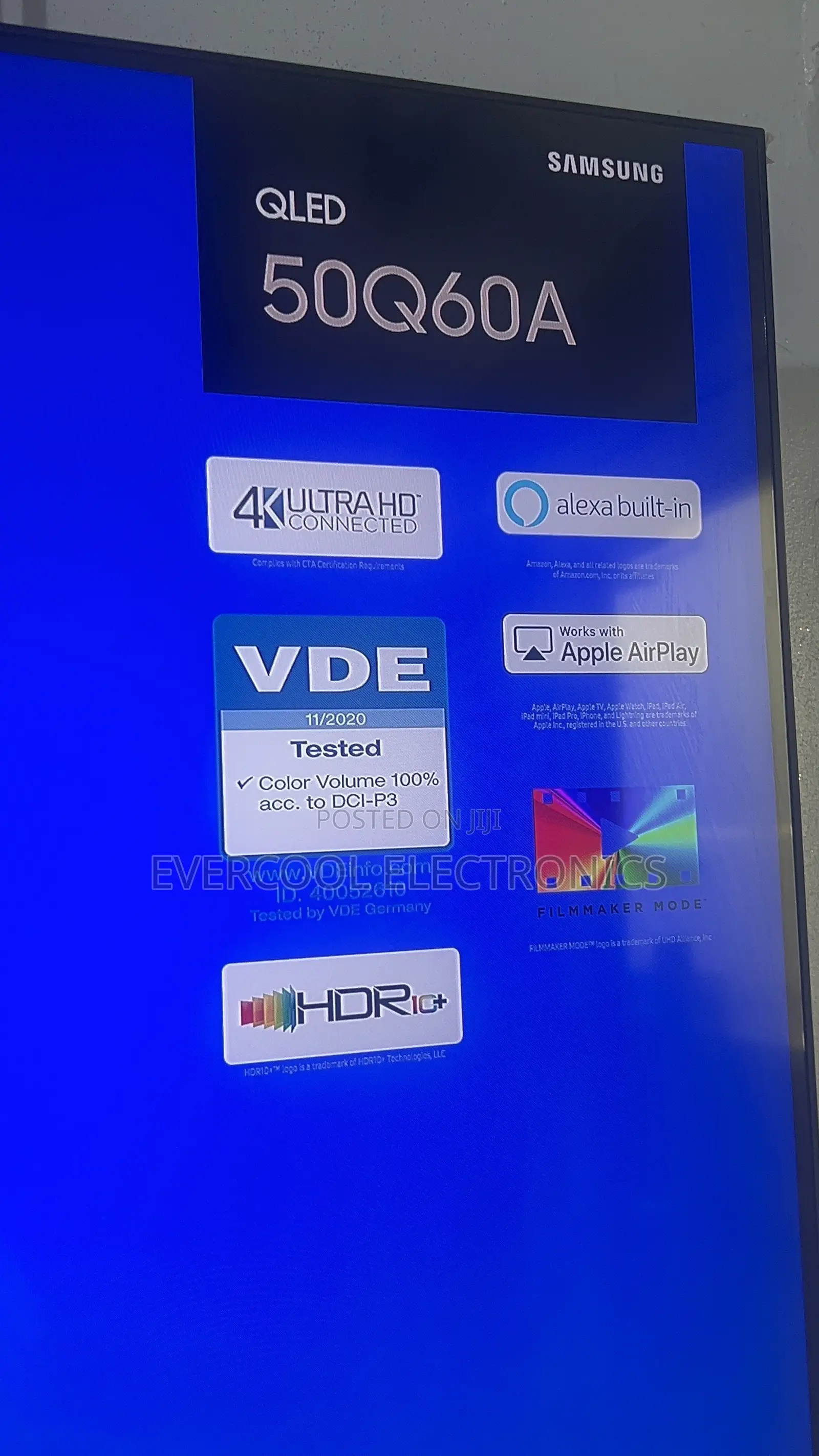 Premium 2021 50” Samsung QLED Q60A Smart TV With Airplay