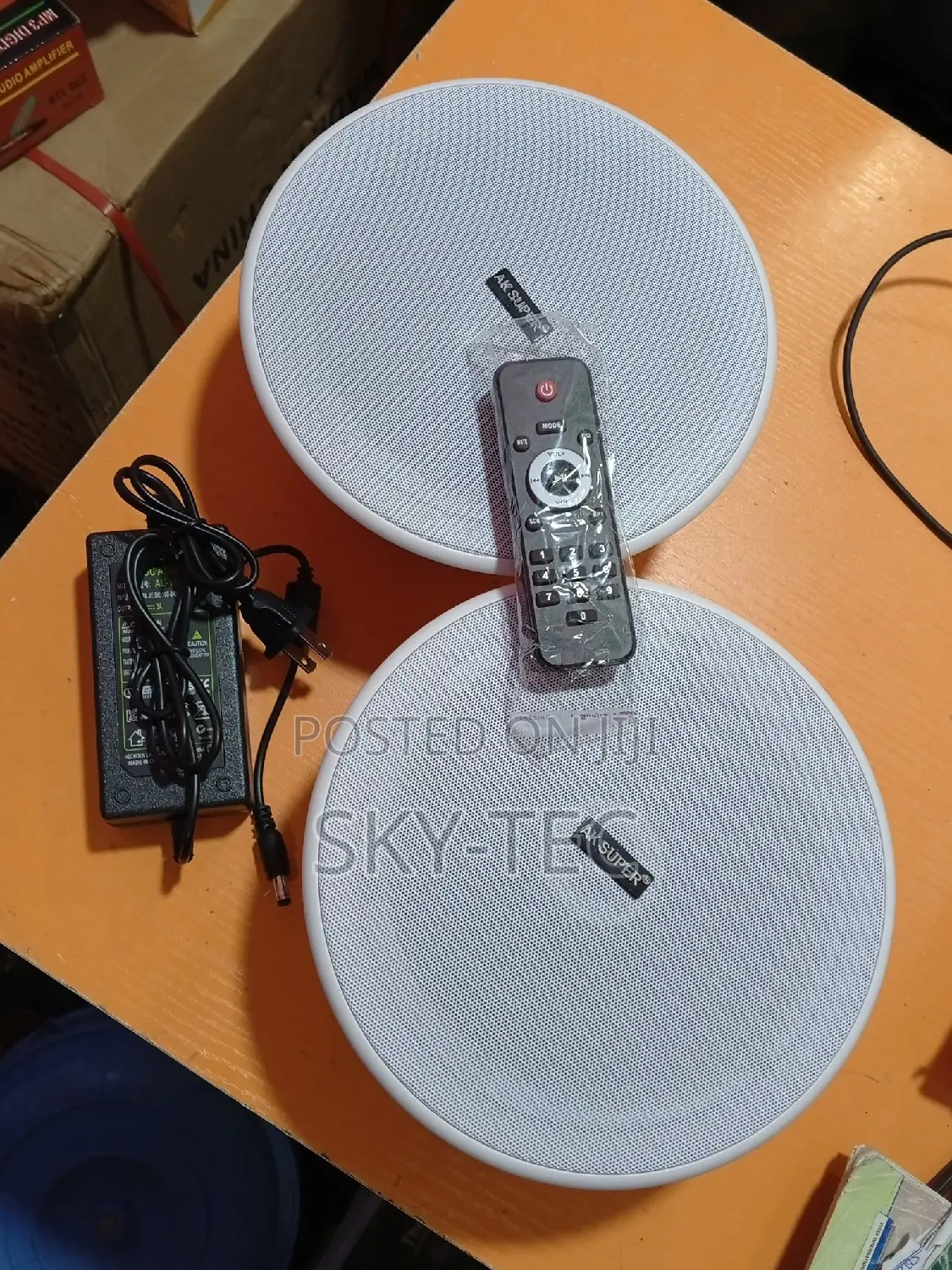 Ak Super 2 in 1 Bluetooth 30watts Flameless With Remote Control