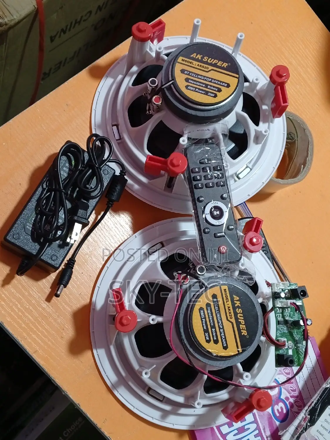 Ak Super 2 in 1 Bluetooth 30watts Flameless With Remote Control