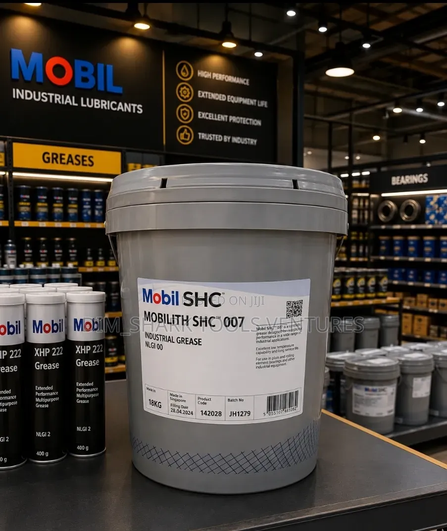 18-Kg of Mobilith SHC 007 High-Lithium Semi-Fluid Synthetic Grease