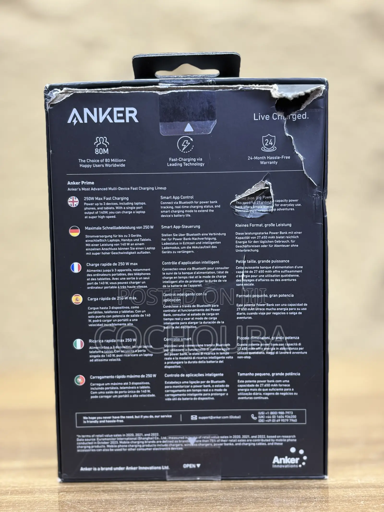 Brand New Anker 250W Output