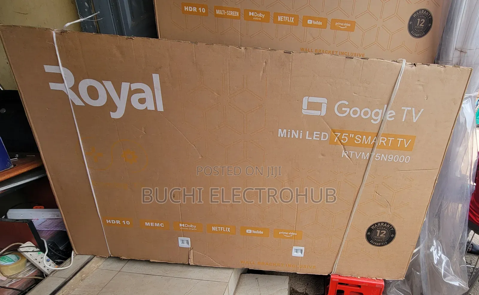 Royal 75′′ Inch Mini LED Smart TV (RTVM75N9000)