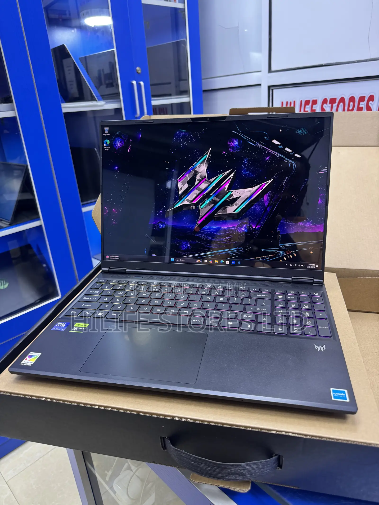 New Laptop Acer Predator Helios Neo 16 32GB Intel Core Ultra 9 SSD 1T
