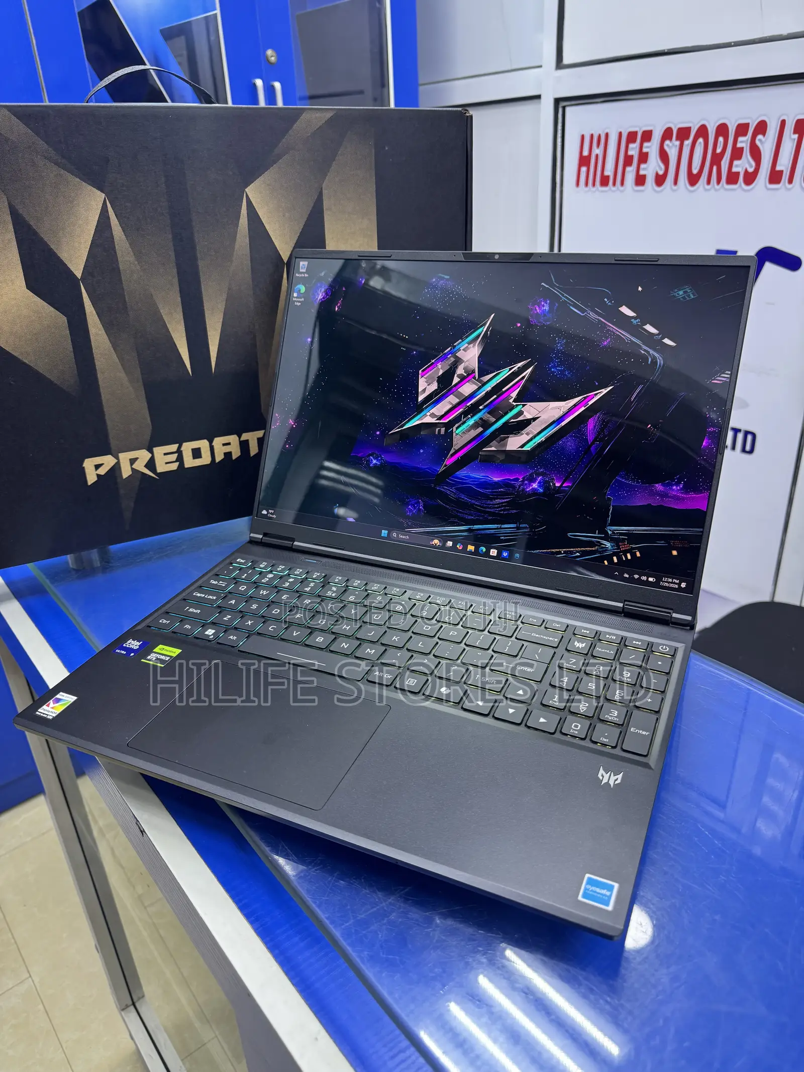 New Laptop Acer Predator Helios Neo 16 32GB Intel Core Ultra 9 SSD 1T