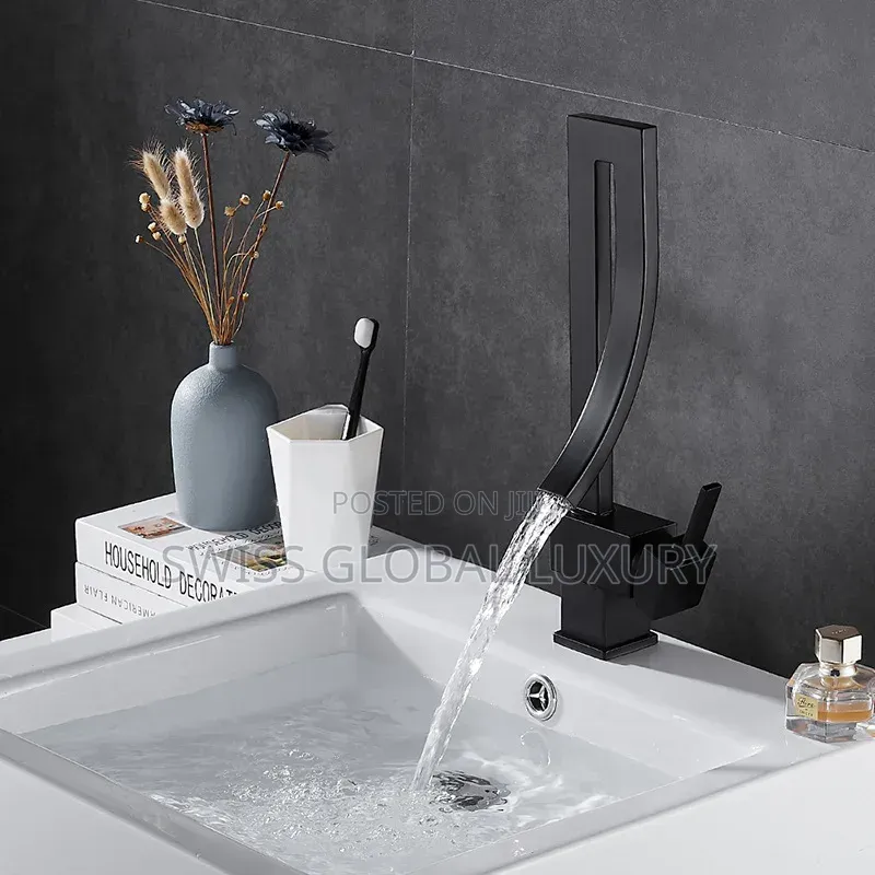 Quality Standard Basin Mixer Tap, Available in Black and Chrome