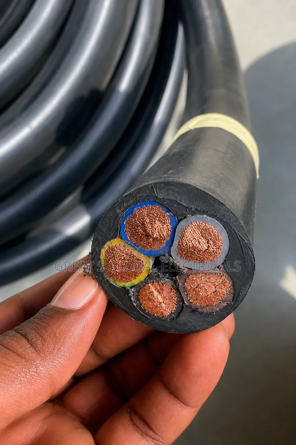 Original 50mm2 5-Core TRS Flexible Copper Cable