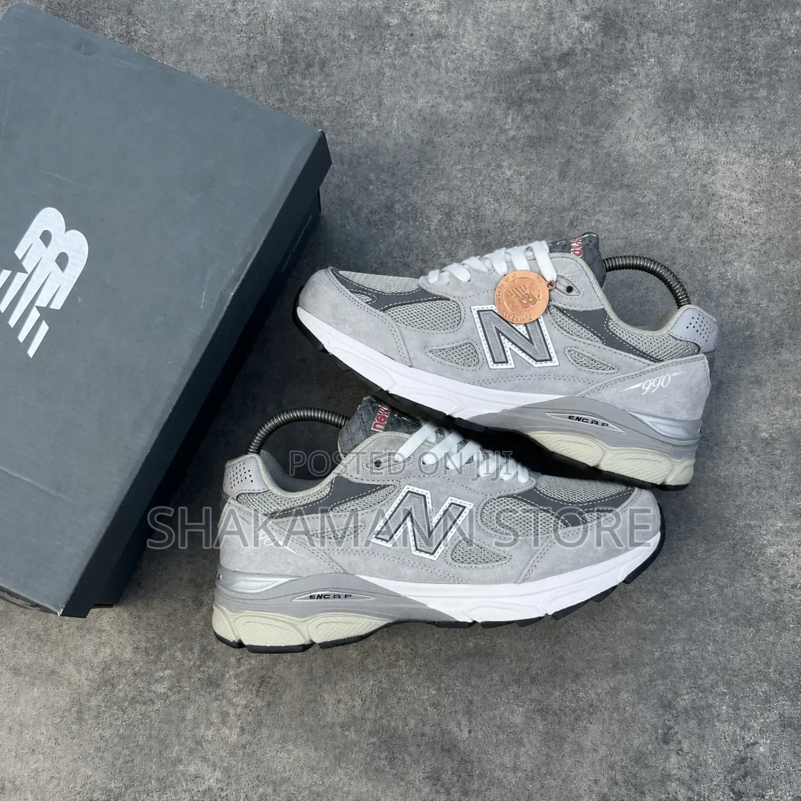 Original New Balance 990 Cool Grey MADE IN USA