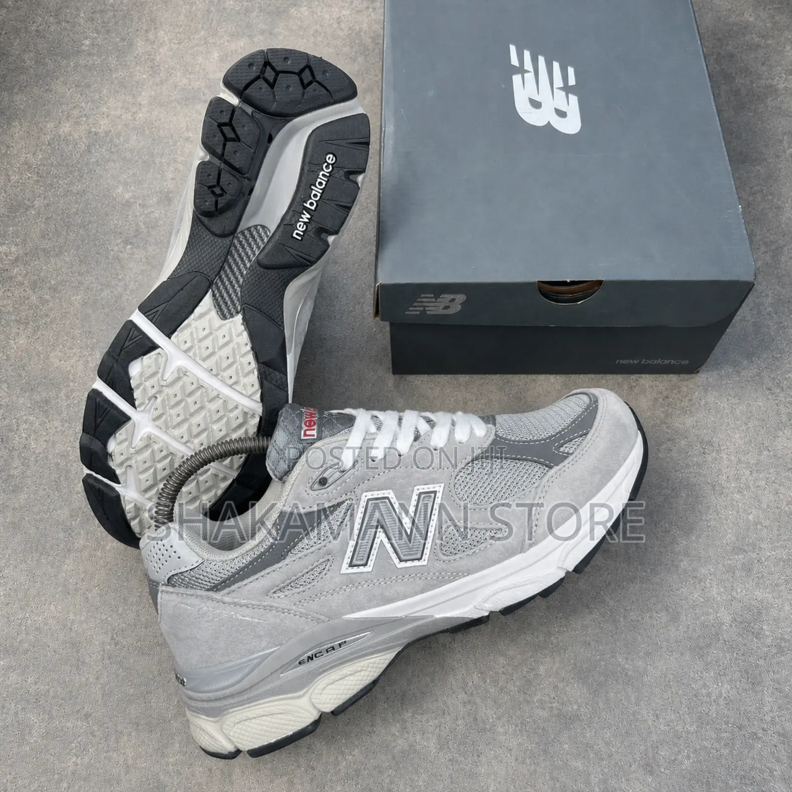 Original New Balance 990 Cool Grey MADE IN USA