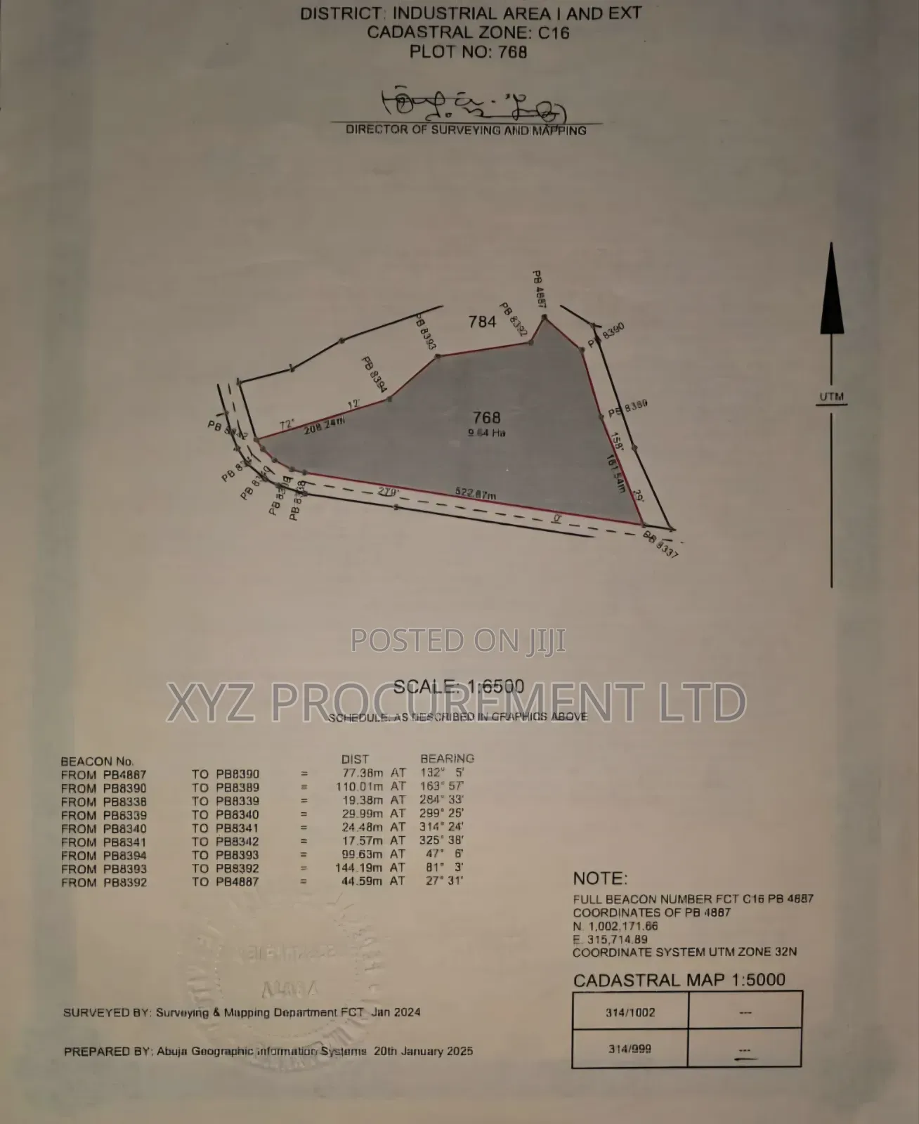 9 Hectares of Industrial Land