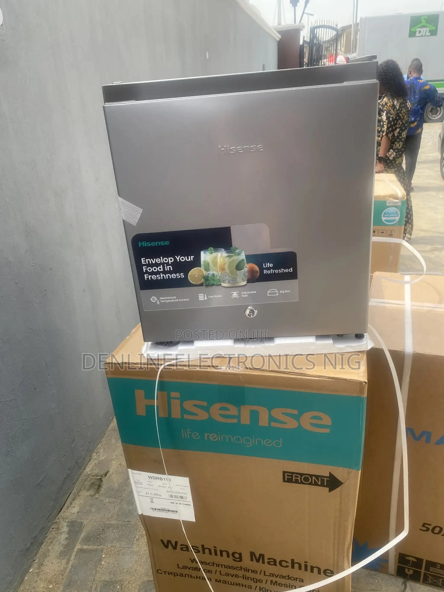 Brand New Hisense 50 Liters Bedside Fridge