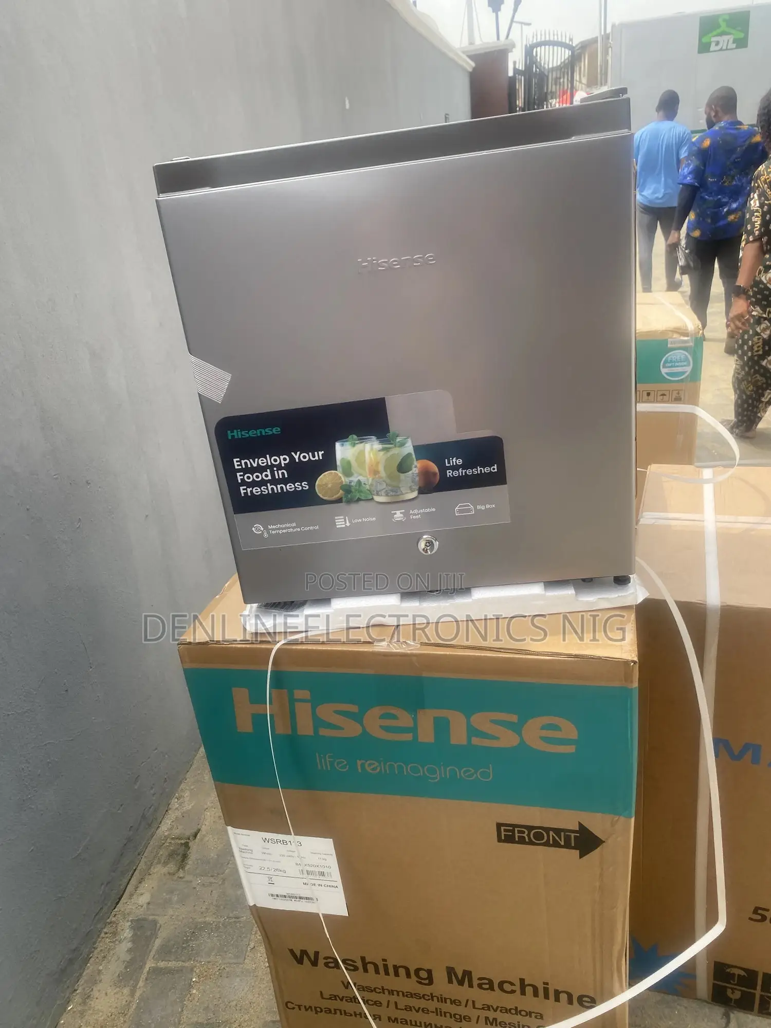Brand New Hisense 50 Liters Bedside Fridge