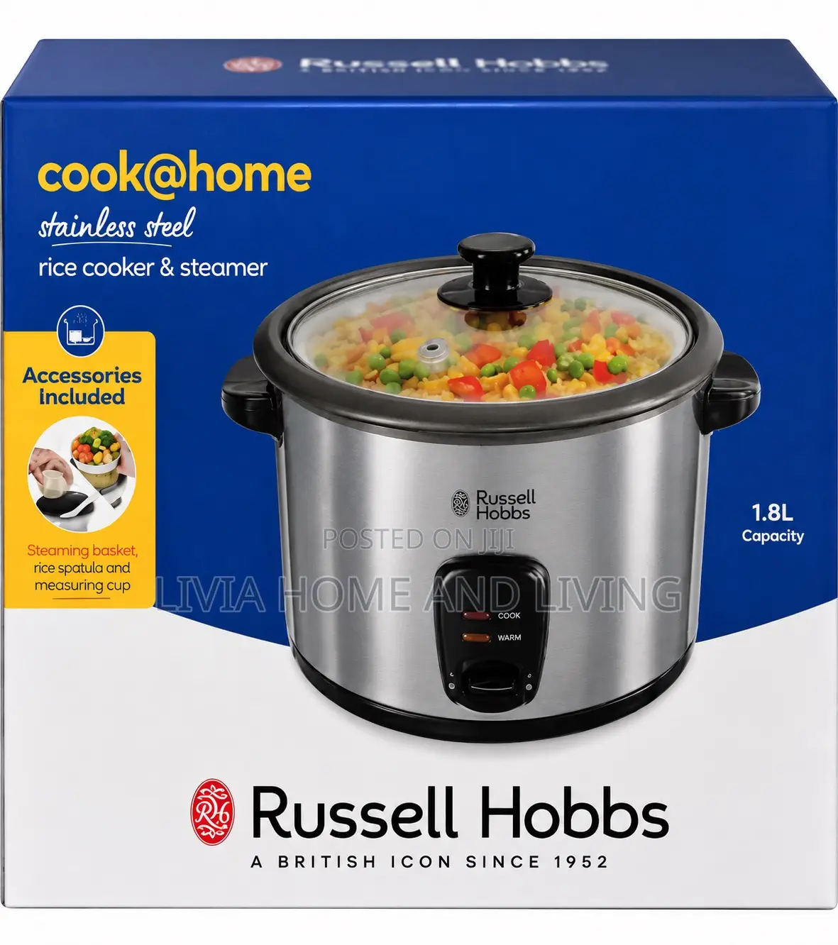 Russell Hob Electric Rice Cooker and Steamer