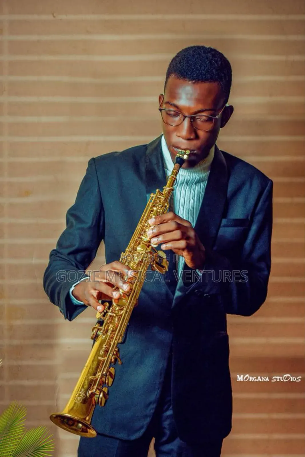 Original Yamaha Straight Soprano Saxophone Gold Colour