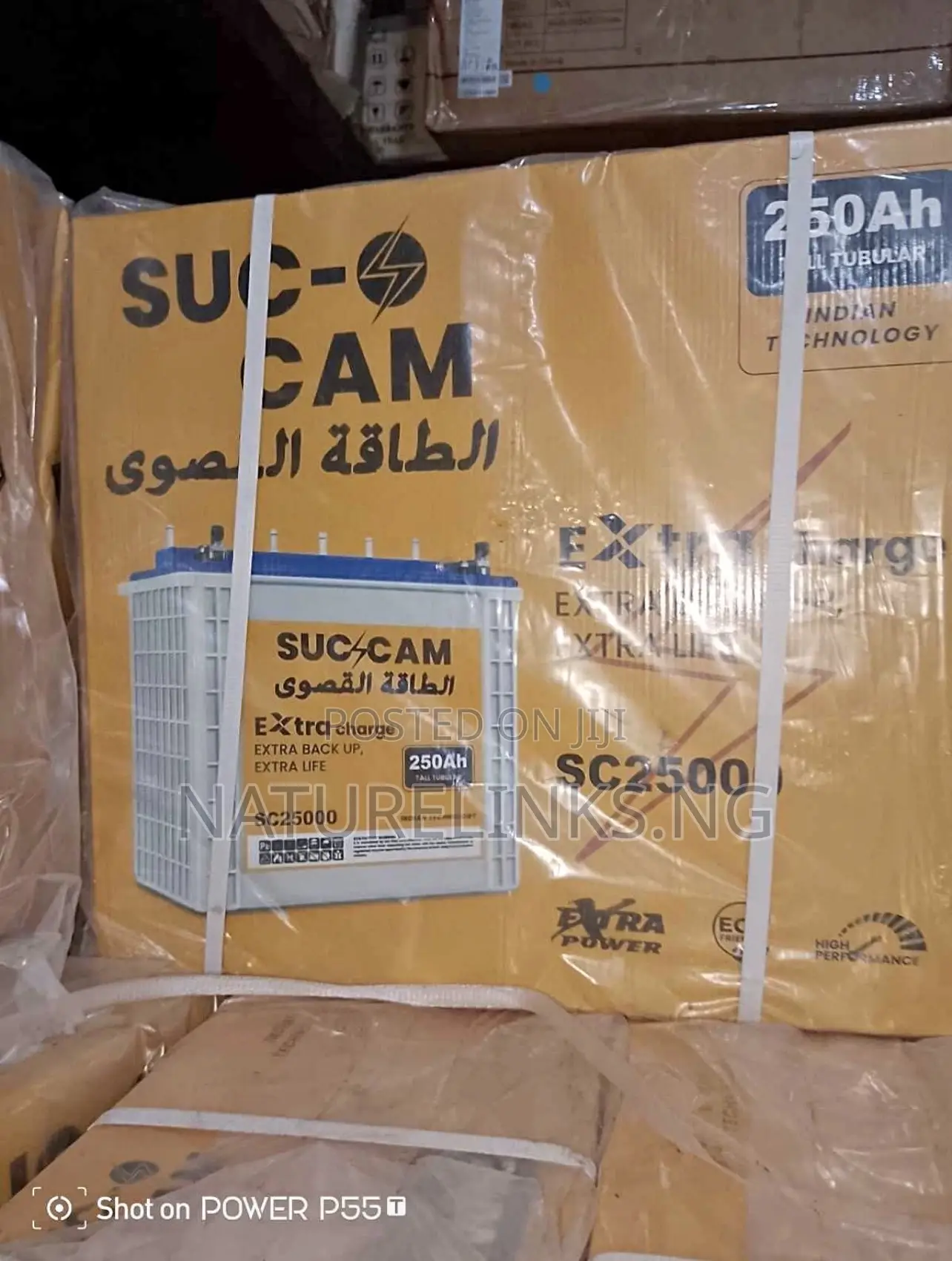 250Ah Succam Indian Tubular Battery