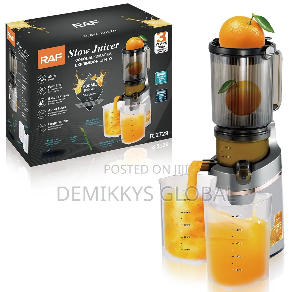 Raf Slow Juicer- 500ml- 250w