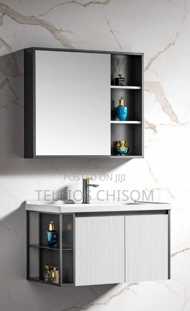 80cm Bathroom Cabinet With Mirror